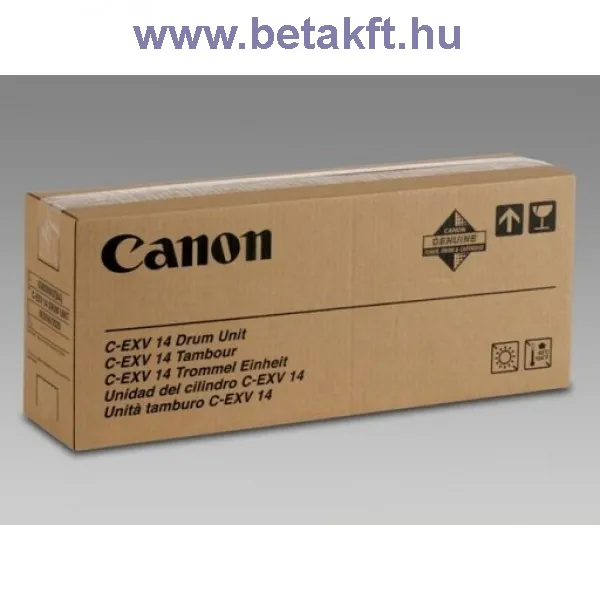 
                        Canon C-EXV14 Dobegység 55.000 oldal kapacitás 
                        CACF0385B002AA