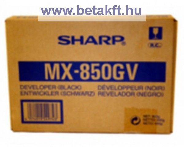 
                        Sharp MX850GV Developer (Eredeti) 
                        MX850GV